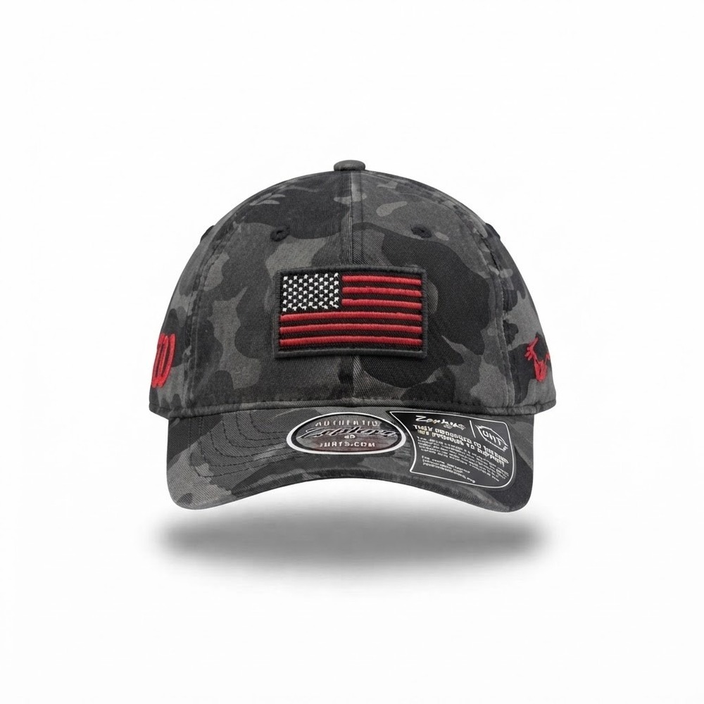 Zephyr Arkansas Razorbacks Hat Men OSFM Black Camo NWT OHT Dad Cap